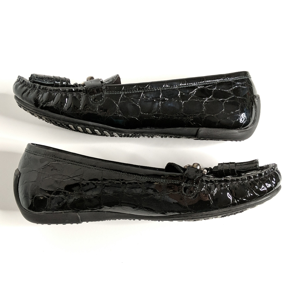 Stuart Weitzman Black Rascal Loafer Size 7 - image 3
